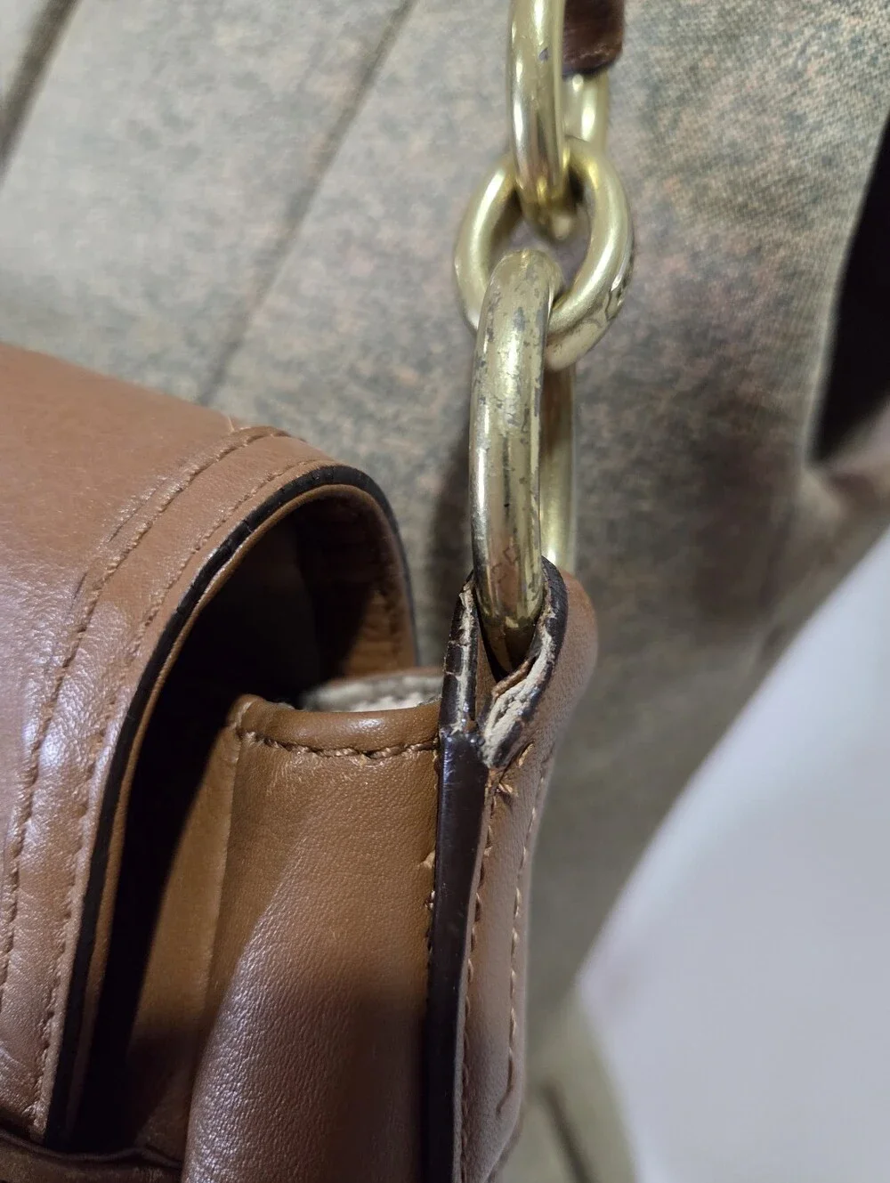 Coach Taylor Leather Flap Shoulder Bag